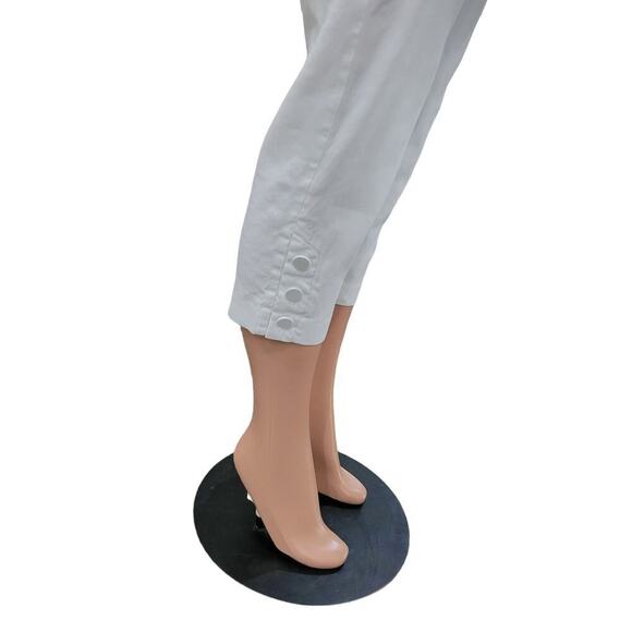 J. Jill Women's Linen Elastic Waist Cropped Lightweight Summer‎ Pants Size Small - Picture 11 of 14